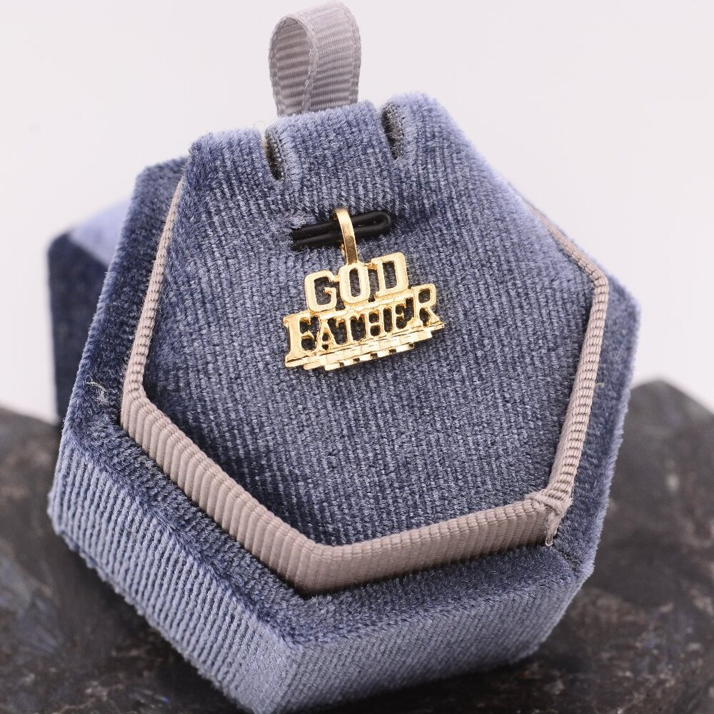 10K Gold Godfather Pendant